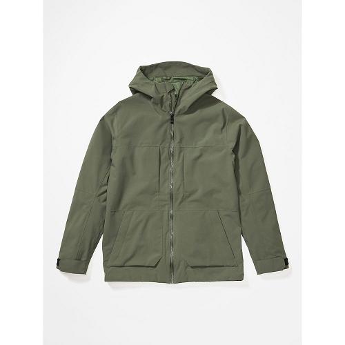 Marmot Hudson Rain Jacket For Mens Green BMA263870